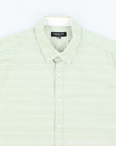 Vintage London Fog Stripe Long Sleeve Shirt - XL