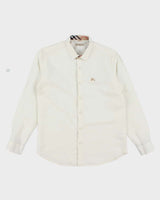 Vintage 2000's Burberry Brit Nova Check Collar Shirt -  L