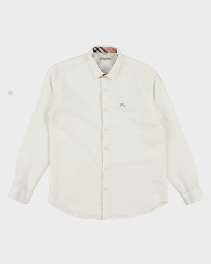 Vintage 2000's Burberry Brit Nova Check Collar Shirt -  L