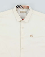 Vintage 2000's Burberry Brit Nova Check Collar Shirt -  L
