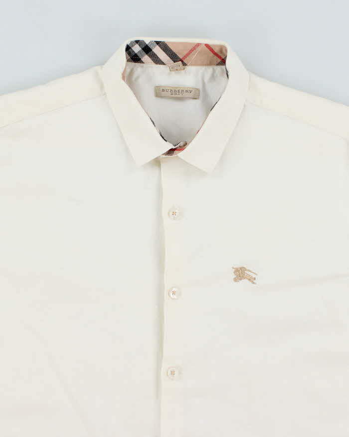 Vintage 2000's Burberry Brit Nova Check Collar Shirt -  L