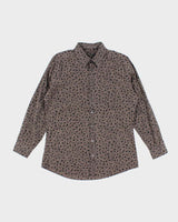 Vintage Gucci Pattern Long Sleeve Shirt - L