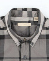 Vintage Burberry Checked Long Sleeve Shirt - M