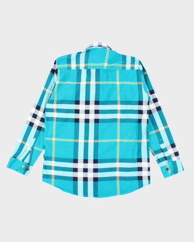 Vintage Burberry Checked Long Sleeve Shirt - XL