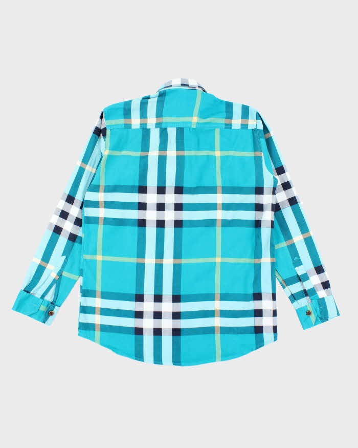 Vintage Burberry Checked Long Sleeve Shirt - XL