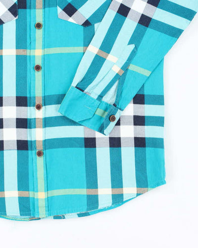Vintage Burberry Checked Long Sleeve Shirt - XL