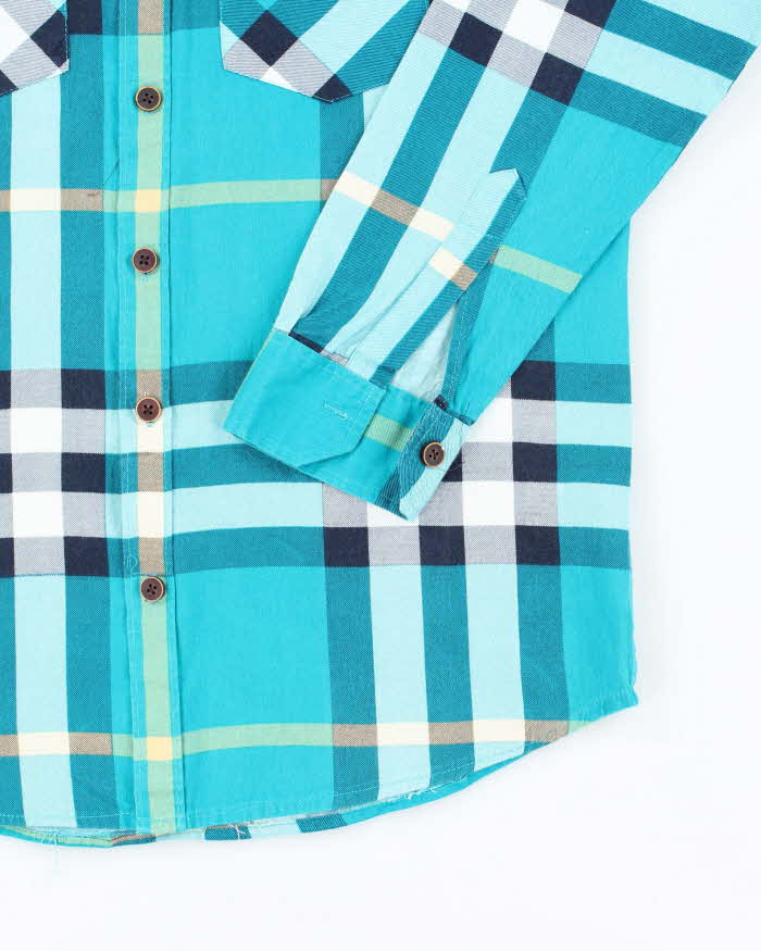 Vintage Burberry Checked Long Sleeve Shirt - XL