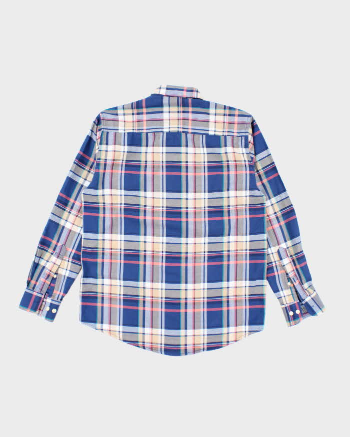 Vintage Burberry Checked Long Sleeve Shirt - L