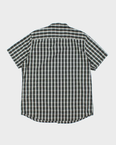 Vintage 00s Fox Check Short Sleeve Shirt - XL