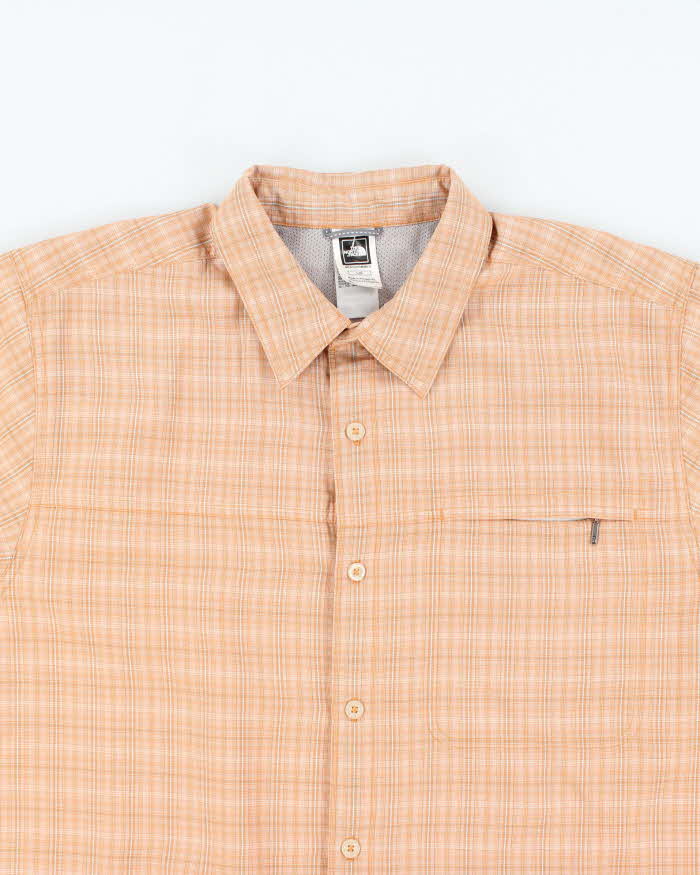 Vintage The North Face Check Short Sleeve Shirt - L