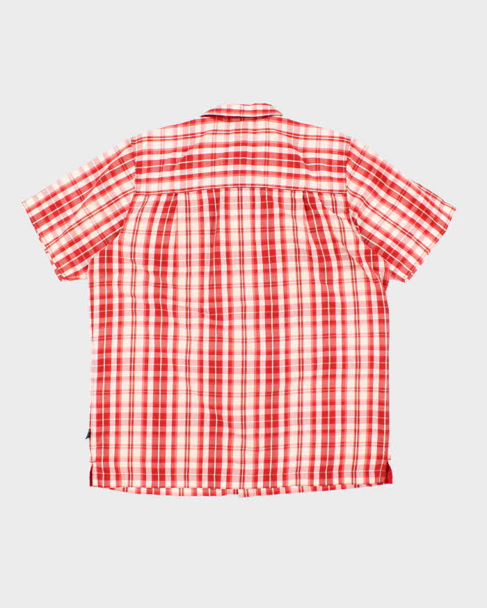 Vintage The North Face Check Short Sleeve Shirt - L