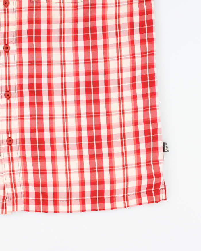 Vintage The North Face Check Short Sleeve Shirt - L