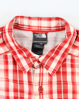 Vintage The North Face Check Short Sleeve Shirt - L