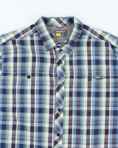Vintage Eddie Bauer Check Short Sleeve Shirt - L