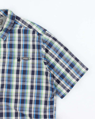 Vintage Eddie Bauer Check Short Sleeve Shirt - L