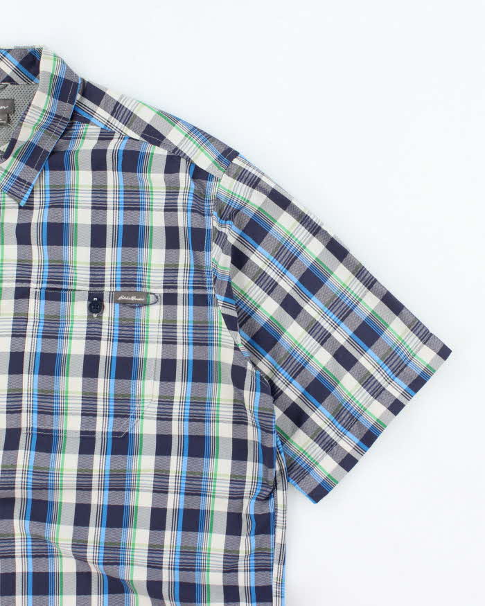 Vintage Eddie Bauer Check Short Sleeve Shirt - L