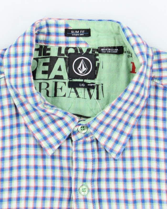 Vintage 00s Volcom Short Sleeve Shirt - L