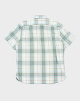 Vintage Lacoste Checked Short Sleeve Shirt - XL