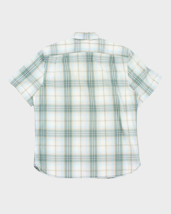 Vintage Lacoste Checked Short Sleeve Shirt - XL