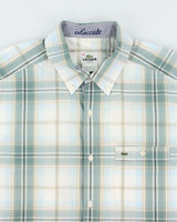 Vintage Lacoste Checked Short Sleeve Shirt - XL