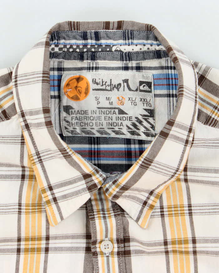 Vintage 00s Quicksilver Short Sleeve Shirt - L