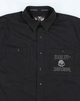 Vintage Harley Davidson Embroidered Shirt - L