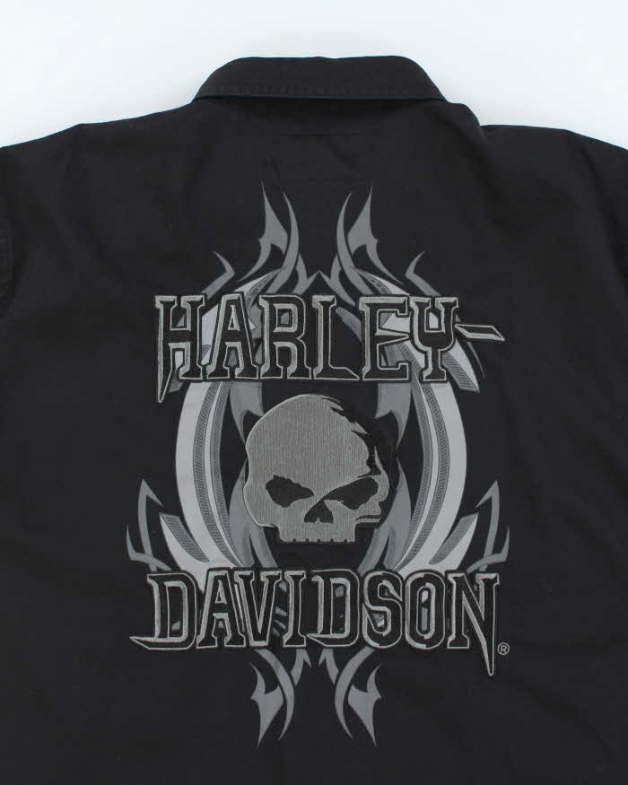 Vintage Harley Davidson Embroidered Shirt - L