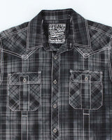 Vintage Y2k 00s Affliction Embroidered Shirt - L