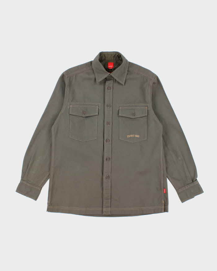 Vintage 00s Esprit Heavyweight Long Sleeve Shirt - M