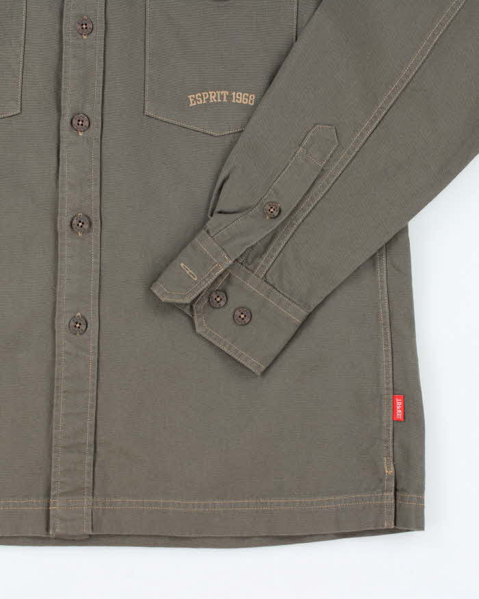 Vintage 00s Esprit Heavyweight Long Sleeve Shirt - M