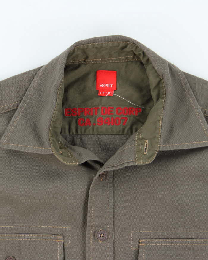 Vintage 00s Esprit Heavyweight Long Sleeve Shirt - M