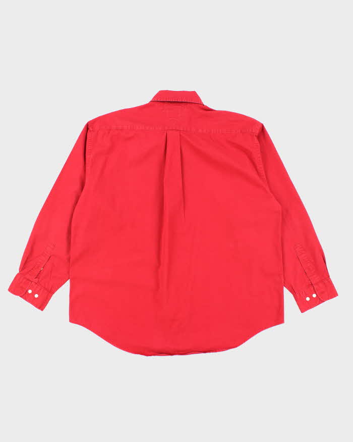 Vintage Tommy Hilfiger Heavyweight Long Sleeve Shirt - XL