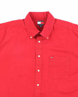 Vintage Tommy Hilfiger Heavyweight Long Sleeve Shirt - XL