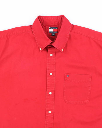 Vintage Tommy Hilfiger Heavyweight Long Sleeve Shirt - XL
