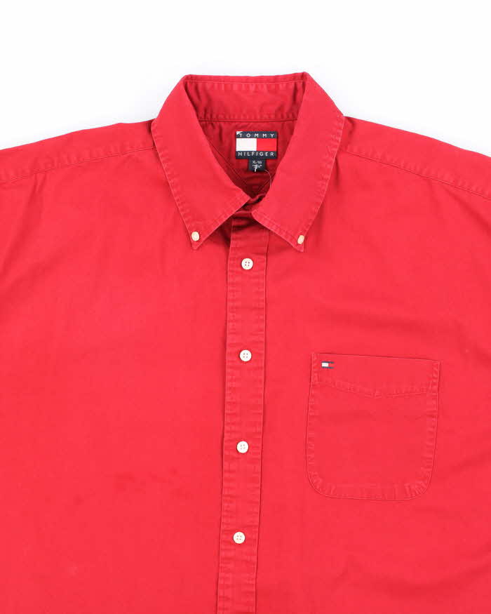 Vintage Tommy Hilfiger Heavyweight Long Sleeve Shirt - XL