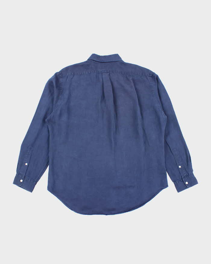 Vintage Ralph Lauren Linen Long Sleeve Shirt - L