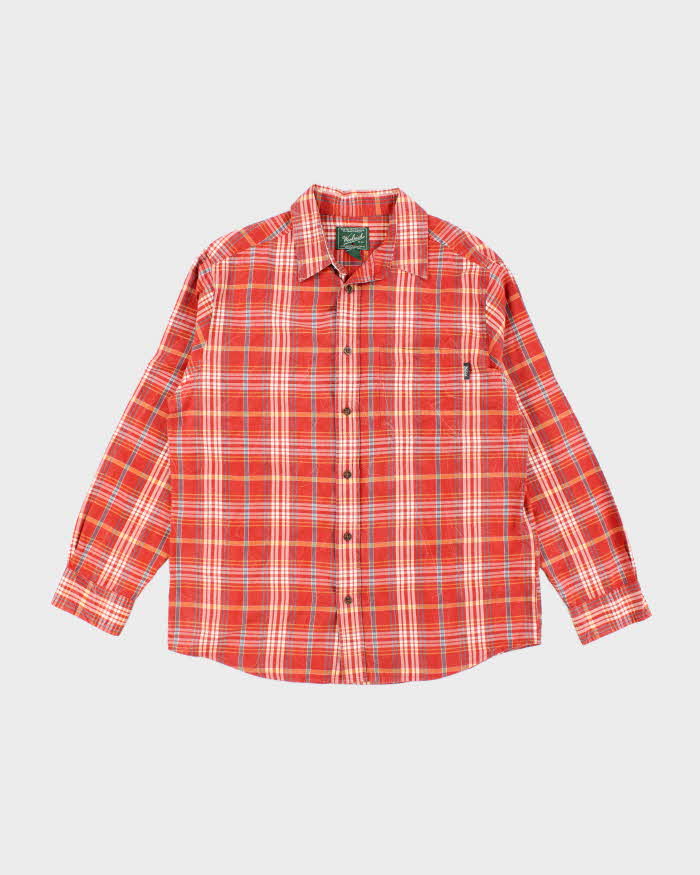 Vintage Woolrich Checked Long Sleeve Shirt - L