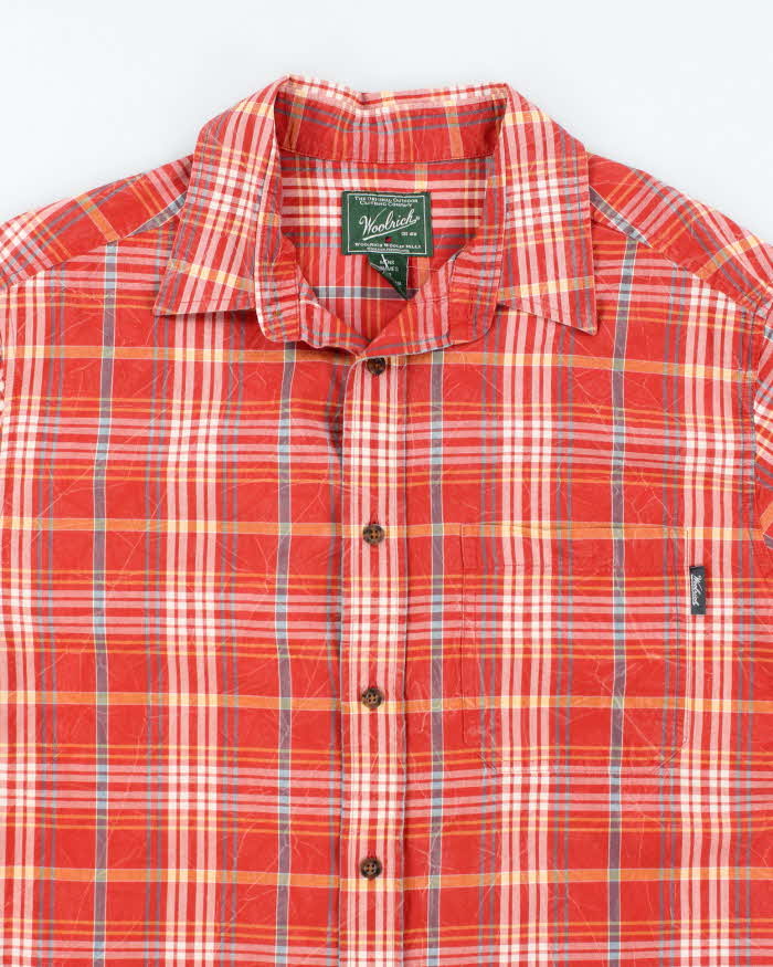 Vintage Woolrich Checked Long Sleeve Shirt - L