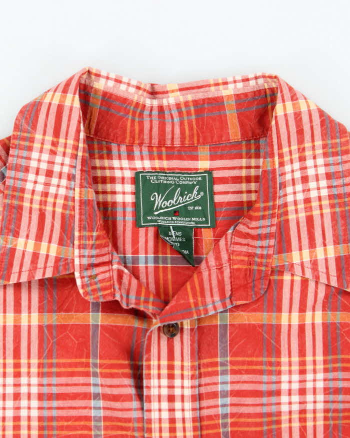 Vintage Woolrich Checked Long Sleeve Shirt - L