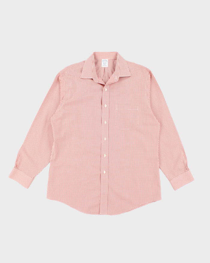 Vintage Brooks Brothers Checked Long Sleeve Shirt - XL