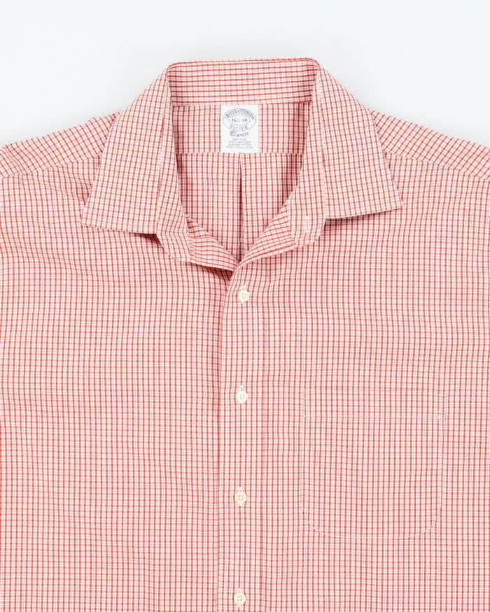 Vintage Brooks Brothers Checked Long Sleeve Shirt - XL