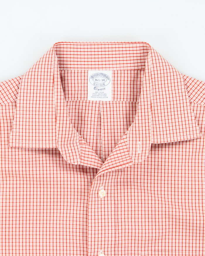 Vintage Brooks Brothers Checked Long Sleeve Shirt - XL