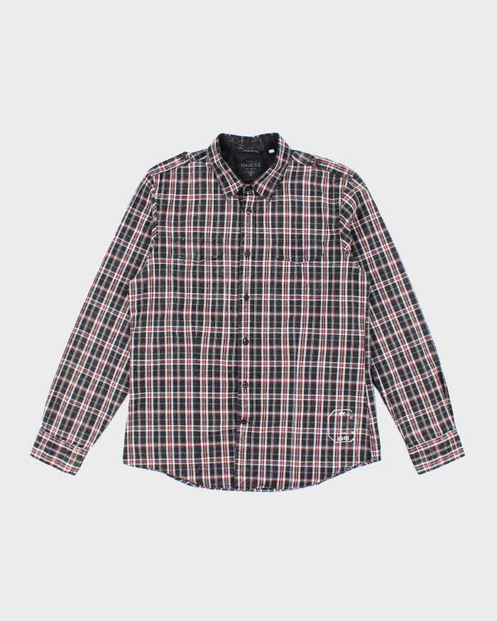 Vintage Y2k 00s Guess Long Sleeve Shirt - L