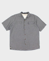 Vintage Tommy Bahama Silk Checked Short Sleeve Shirt - L