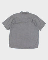 Vintage Tommy Bahama Silk Checked Short Sleeve Shirt - L