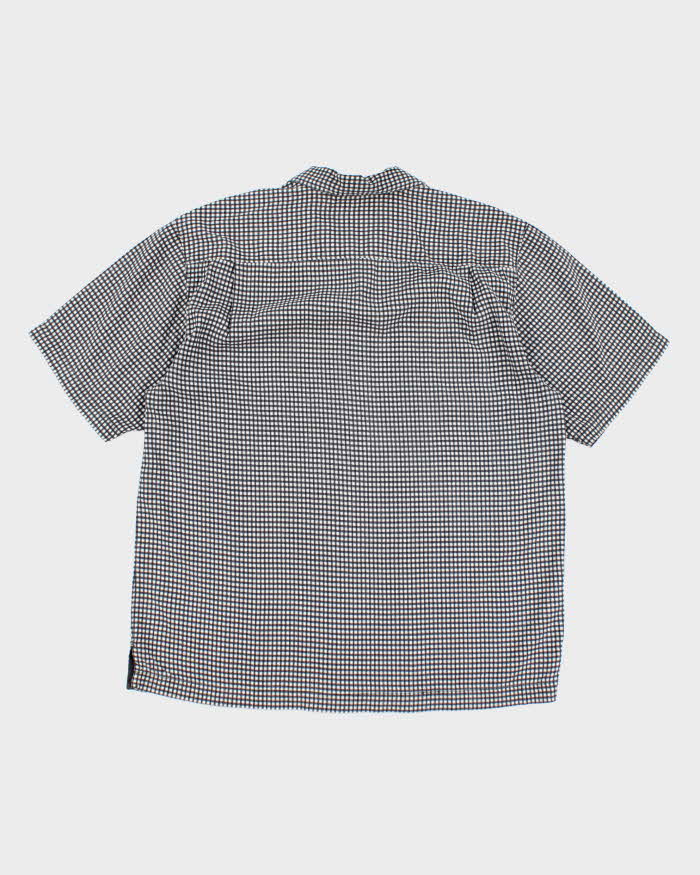 Vintage Tommy Bahama Silk Checked Short Sleeve Shirt - L