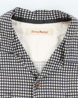 Vintage Tommy Bahama Silk Checked Short Sleeve Shirt - L