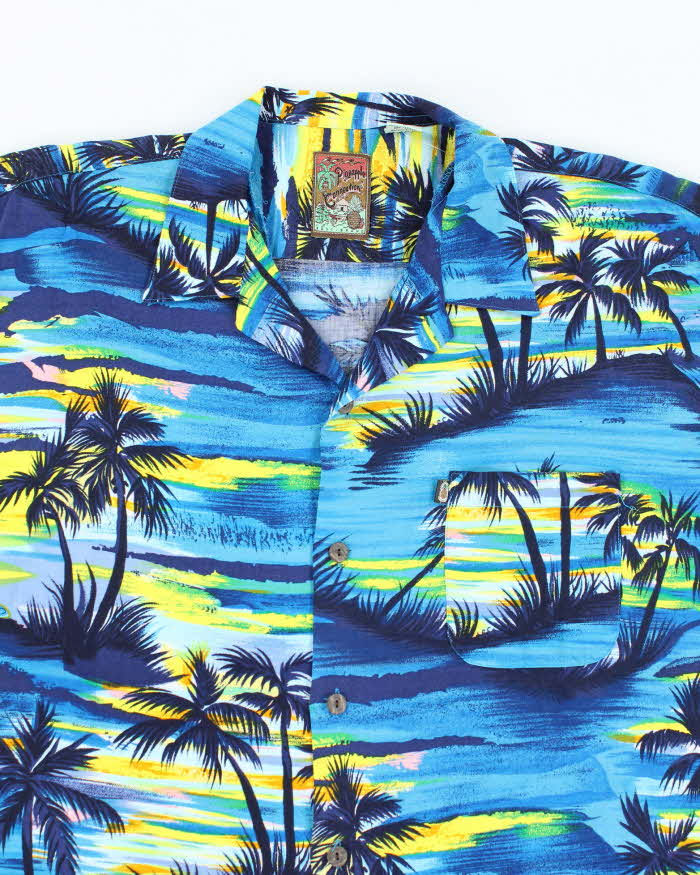 Vintage Pineapple Connections All Over Print Hawaiian Shirt - L