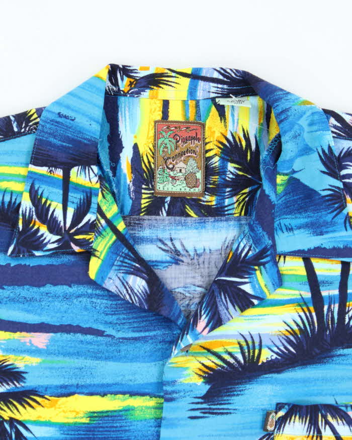 Vintage Pineapple Connections All Over Print Hawaiian Shirt - L