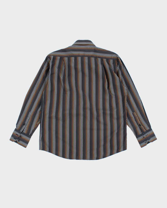 Vintage Roberto Marazzi Stripe Long Sleeve Shirt - L